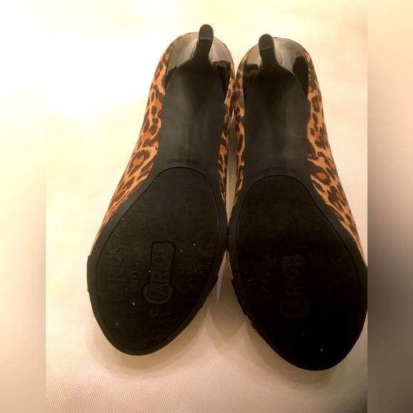 Carlos by Carlos Santana Cupcake Leopard Stiletto Heels - Picture 7 of 10